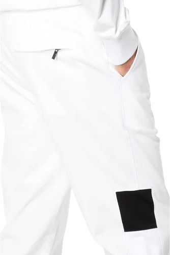 Miniatura 3 de Psycho Bunny Wilkes Pantalones deportivos blancos MD, Blanco