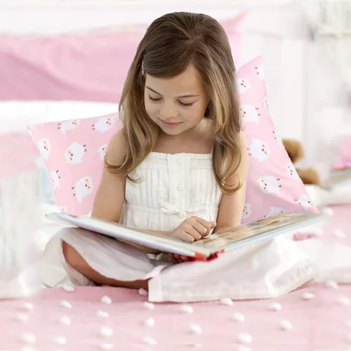 Miniatura 2 de UOMNY - Juego de 2 fundas de almohada para niños, 100 % algodón, funda de almohada, para almohadas de 5.1 x 7.1 pulgadas Búho