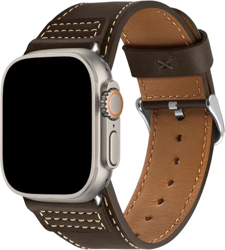 Miniatura 12 de Wristitani Correas de cuero compatibles con Apple Watch de 1.929 in, 1.811 in, 1.772 in, 1.732 in, 1.654 in, 1.614 in, 1.575 in, para hombres