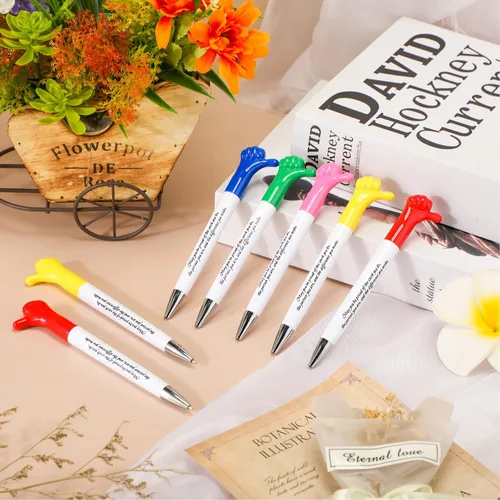 Miniatura 4 de Fumete 25 bolígrafos con texto en inglés «May You Be Proud Thumbs Up», bonitos gestos de mano, regalos de agradecimiento inspiradores