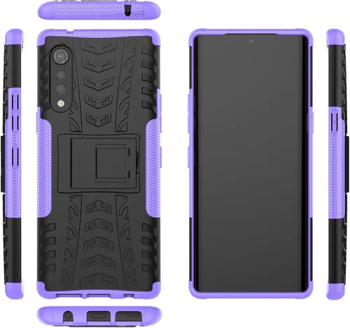 Miniatura 3 de Asuwish Funda de teléfono para LG Velvet 5G XW US Blanco