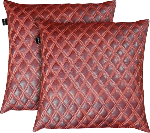 Miniatura 17 de Funda de almohada de piel de cordero – Funda de cojín decorativa para sofá – Fundas para sala de estar y dormitorio, 22 x 22 pulgadas – Paquete de 2