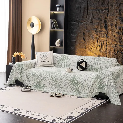 Miniatura 38 de ROOMLIFE Funda de sofá con estampado de leopardo para sofá de 3 plazas, lavable, protector de muebles para perros, funda de sofá suave