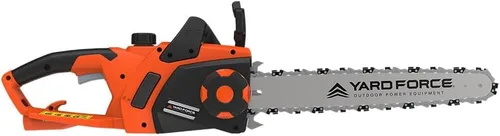 Miniatura 7 de Yard Force Motosierra eléctrica de 16 pulgadas YF1516CS con lubricación automática, tensión de barra de cadena sin herramientas, interruptor