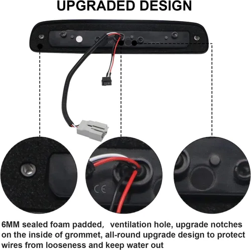 Miniatura 5 de Tercera tercera luz de freno compatible con F250 F350 F450 F550 Super Duty 1999-2016/para Ranger 1995-2011/para Explorer Sport Trac 2001-2005