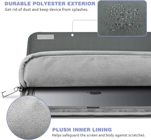 Miniatura 3 de MoKo Funda tipo sobre para tablet de 11 pulgadas, estuche de transporte compatible con iPad Air 5 de 10.9 pulgadas 2022, iPad Pro 11 M2 2022-2018