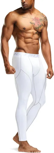 Miniatura 8 de TSLA - Paquete de 1 o 2 pantalones térmicos de compresión para hombre, leggings deportivos y mallas para correr, pantalones para usar como primera