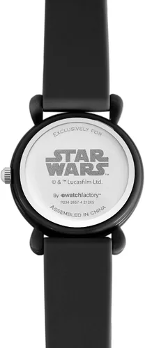 Miniatura 3 de Star Wars The Mandalorian Kids' Plastic Time Teacher Analog Quartz Silicone Strap Watch