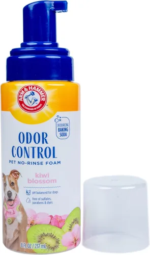 Miniatura 3 de Arm & Hammer for Pets - Espuma sin enjuague para perros, aroma a flor de kiwi, desodorante para perros de bicarbonato de sodio sin agua, pH