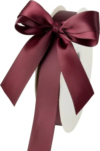 Miniatura 11 de MAYREEL Cinta de satén negra de 7/8 pulgadas de doble cara para envolver regalos, manualidades, lazos para el pelo, decoración de fiesta, ramos