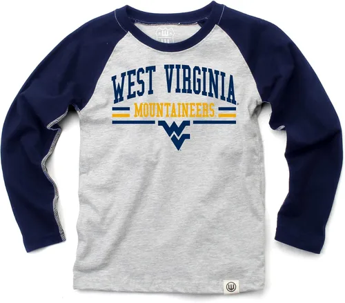 Miniatura 30 de Wes and Willy NCAA playera raglán de manga larga para niños