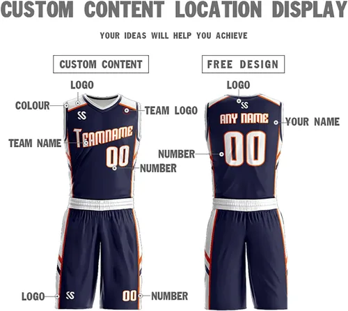 Miniatura 3 de Personaliza tu propio uniforme de baloncesto reversible, nombre y número personalizados para hombresmujeres y jóvenes, talla única