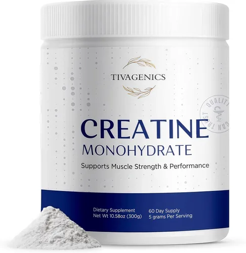 Monohidrato de creatina pura en polvo de 10.58 oz – Suplementos micronizados 0.18 oz para apoyar el crecimiento muscular y la salud | Creatina sin