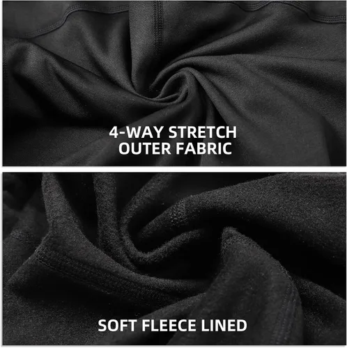 Miniatura 3 de Baberos de ciclismo para hombre, pantalones térmicos para hombre, pantalones de ciclismo de invierno, pantalones con forro polar acolchado