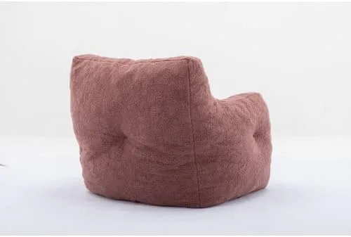 Miniatura 8 de anwickjeff Sillones puf, puf de relleno suave copetudo con relleno, sofá perezoso esponjoso, tumbona imperial gigante para dormitorio, sala de estar