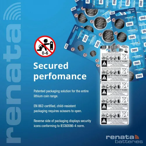 Miniatura 3 de Renata CR1220 Baterías – Batería de litio de 3 V 1220 (2 unidades)