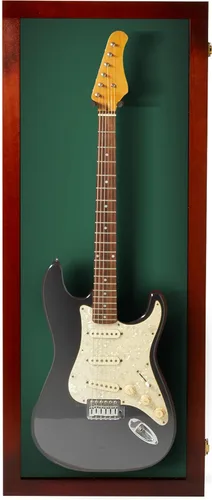 Miniatura 16 de PENNZONI Vitrina para guitarra eléctrica, estuche acrílico para guitarra eléctrica, soporte de pared, estuche de pared para guitarra hecha de marco