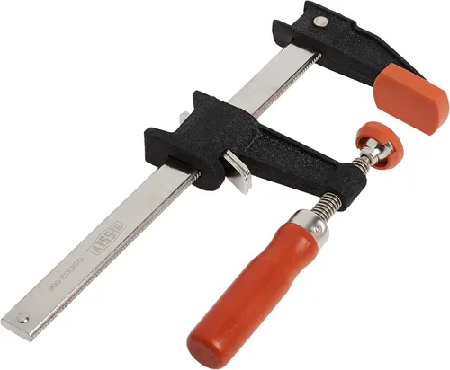 Miniatura 3 de Bessey GSCC2.506 - Abrazaderas de barra estilo embrague - 6 en 600 libras - Abrazaderas para carpintería con mango ergonómico, almohadillas que