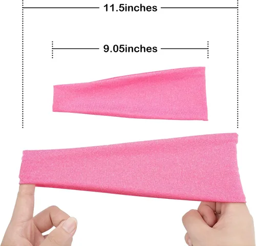 Miniatura 7 de JOYOYO Diademas deportivas transpirables para niños y niñas que absorben la humedad, banda elástica para el pelo para niños pequeños y adolescentes