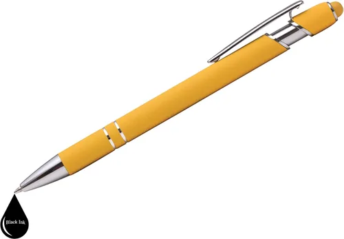 Miniatura 4 de ExpressDesigns™ - Bolígrafos personalizados premium con lápiz óptico Ráfaga de color Bolígrafos personalizados con nombre impreso de metal suave