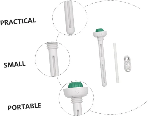 Miniatura 2 de CHILDWEET Humidificador portátil personal mini botella humidificador para viajes coche casa oficina color blanco