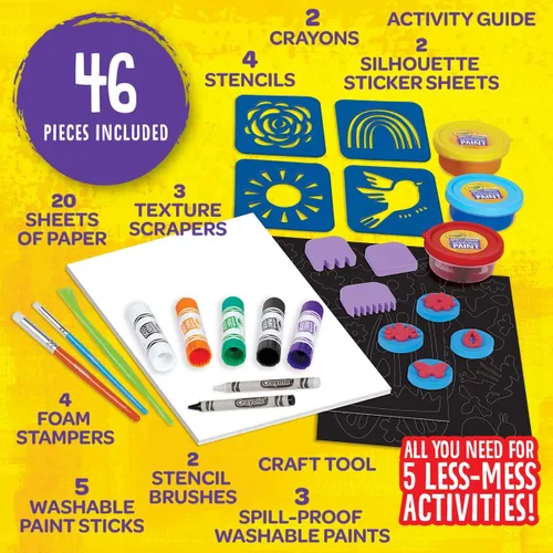 Miniatura 4 de Crayola Kit de actividad de pintura con menos desorden