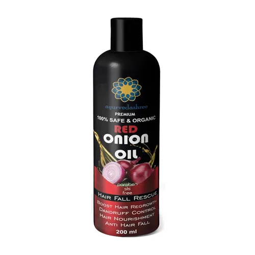 Miniatura 10 de Aceite para el cabello AYURVEDASHREE 6.76 fl oz., con Bhringraj, extracto de Amla, Kalonji, sésamo, aguacate, nuez, tomillo, jojoba, aceite