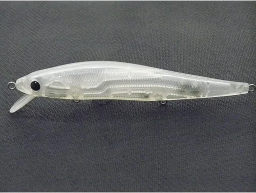 Miniatura 44 de 10 Señuelo en Blanco sin Pintar Minnow Crankbait de Agua Superior sin Labios Jerkbait Señuelos de Pesca UPM760P10