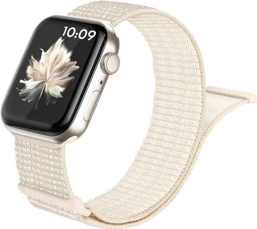 Miniatura 11 de Paquete de 15 correas deportivas de nailon compatibles con Apple Watch Band de 1.614 in 1.575 in 1.496 in 1.929 in 1.772 in 1.732 in 1.654 in