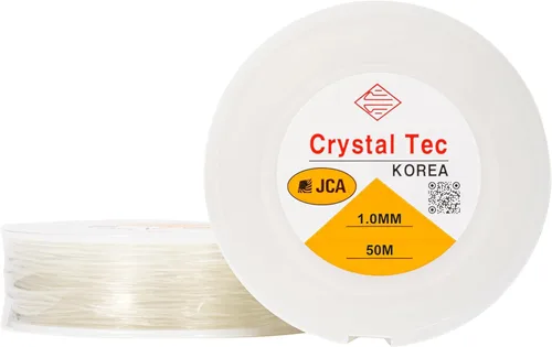 Miniatura 12 de Cordón de poliuretano termoplástico (TPU) de cristal genuino de Corea, fuerte, elástico, para hacer joyas (328.1 ft, 0.047 in)