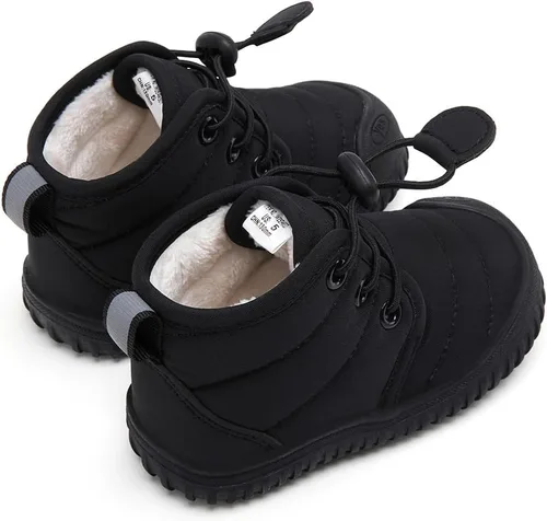 Miniatura 128 de BMCiTYBM Botas de nieve de invierno para bebés y niños pequeños, de piel sintética, cálidas, antideslizantes, zapatos para primeros pasos