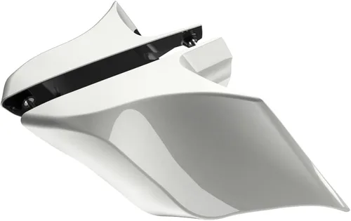 Miniatura 20 de Advanblack Barracuda - Cubiertas laterales estiradas plateadas (brillantes), paneles extendidos para Harley Touring Street Glide Road Glide Electra