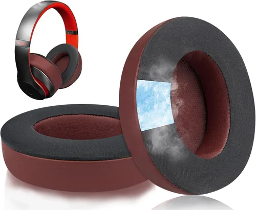 Miniatura 10 de SoloWIT Almohadillas de gel refrescante de repuesto para auriculares Beats Studio 2 y Studio 3 con cable e inalámbricos, almohadillas con espuma