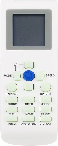 Allimity YKR-P/001E - Mando a distancia reemplazado para AUX/York/Innovair Mini aire acondicionado subremoto YKR-P/002E