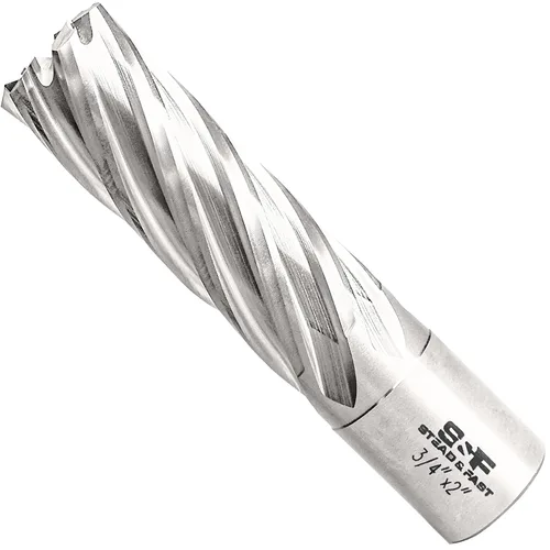 Miniatura 22 de S&F STEAD & FAST Cortador anular, diámetro de corte de 9/16" x 1" profundidad de corte para prensa de taladro magnética, brocas Mag con pasador