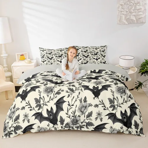 Miniatura 49 de Feelyou Love Gymnastics - Juego de ropa de cama de gimnasia para niñas y niños, ejercicios de suelo, ballet, funda de edredón decorativa de Multi 902