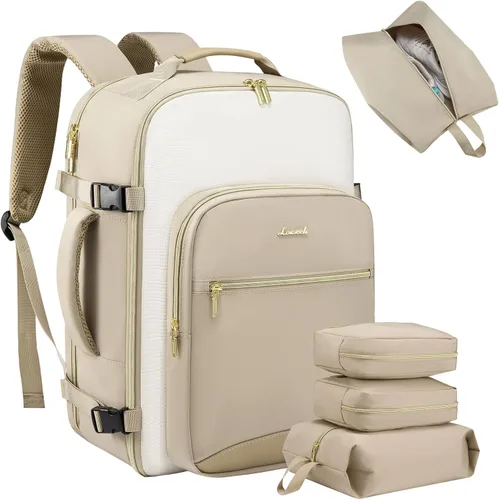 Miniatura 11 de LOVEVOOK Mochila de viaje para llevar a bordo, Mochilas de viaje
