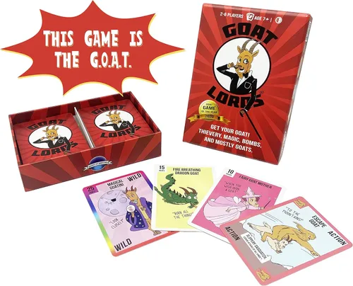 Miniatura 3 de Goat Lords - Los juegos de cartas más adictivos para familias, adolescentes, niños (niños y niñas) a partir de 7 años - Juegos de mesa familiares