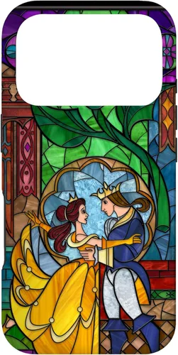 Miniatura 29 de Disney Beauty and the Beast Belle y Príncipe - Funda de vidrio manchado para iPhone 12 Pro Max