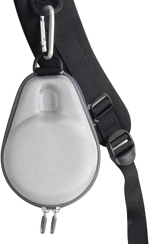 Miniatura 5 de Hermitshell Estuche de viaje compatible con JBL Clip 3 Altavoz Bluetooth inalámbrico portátil impermeable (gris)