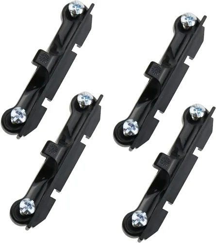 Miniatura 2 de Soporte de ventilador de CPU de 4 piezas con 8 tornillos de montaje para enchufe AM4, negro