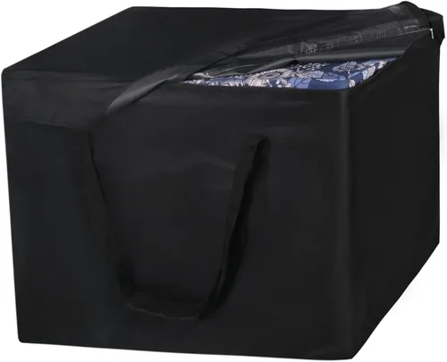 Bolsas de almacenamiento para cojines de patio NettyPro 32 x 32 x 24 pulgadas Bolsa pequeña para exteriores resistente al agua Bolsa de