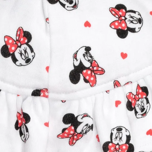 Miniatura 7 de Disney Minnie Mouse Winnie the Pooh Baby Girls - Mameluco de peluche y sombrero de sol recién nacido a bebé