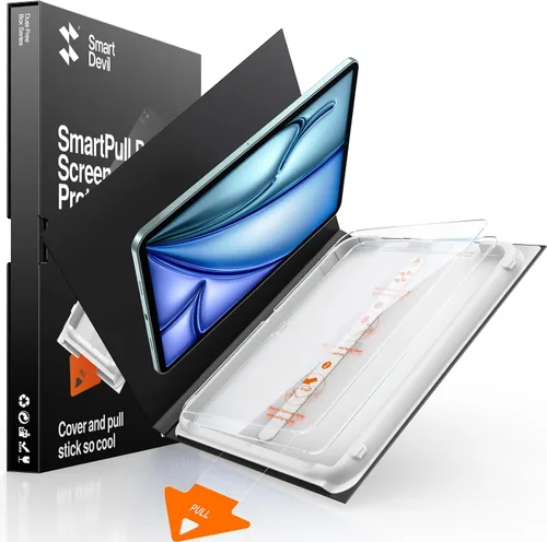 Miniatura 14 de SMARTDEVIL Protector de pantalla para iPad Air 5ª/4ª de 10.9 pulgadas (2022/2020), iPad Pro de 11 pulgadas (2022/2021/2020/2018) con marco de fácil