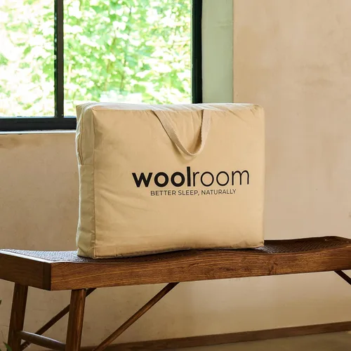 Miniatura 5 de Woolroom Protector de colchón hipoalergénico de lujo, tamaño Queen, 100% natural termorregulador de lana británica, promueve la higiene del sueño