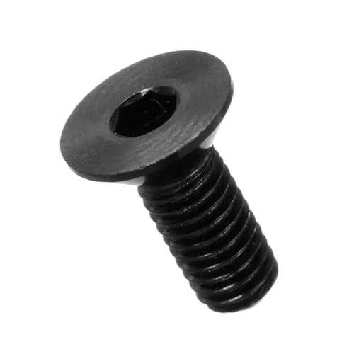 Miniatura 10 de 20 tornillos planos M3 7075 Tornillos Allen de aleación de aluminio Tornillos hexagonales Tornillos de cabeza plana (azul, 0.315 in)