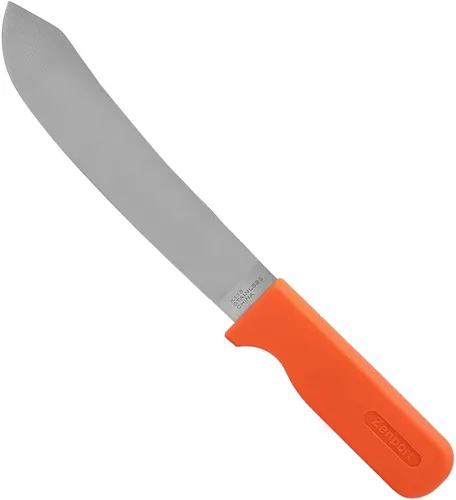 Miniatura 6 de Zenport K114 Cuchillo de cosecha de cultivo en fila con hoja de acero inoxidable de 18,4 cm, caja de 12, plateado