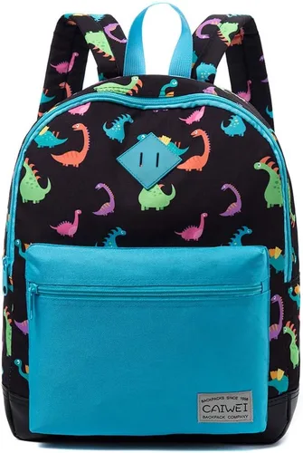 Mochila escolar unisex mochila preescolar clásica para niño y niña, DinosauriosAzul, Mochila clásica para niños