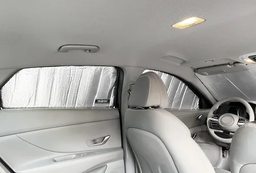 Miniatura 5 de YelloPro - Parasol para asiento delantero para ventana lateral (juego de 2) ajuste personalizado para Hyundai Elantra Sedan 2021, 2022, 2023, 2024
