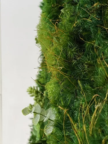 Miniatura 6 de Luxury Round Framed with Light Green Moss Art Luxury Vertical Garden Wall Designed Home Decor Office Commercial